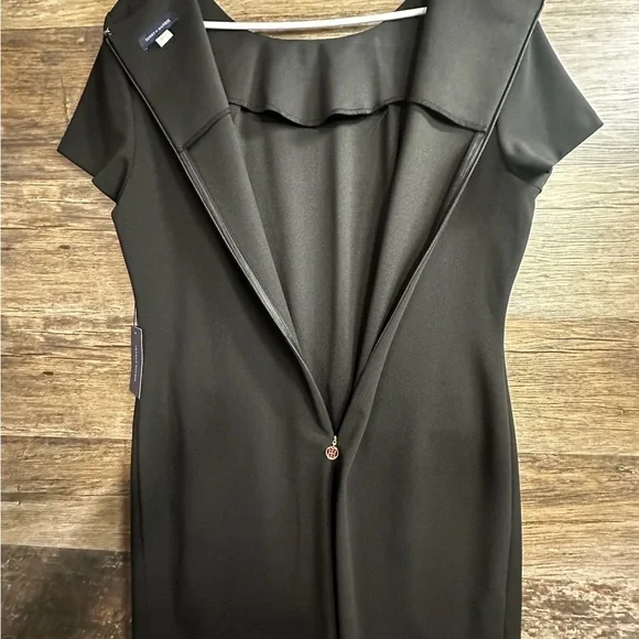 Tommy Hilfiger Black Mini Sheath Dress Short Sleeve - Picture 9 of 11